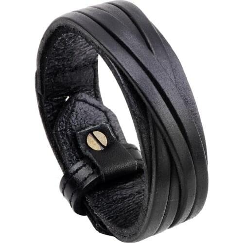 Hand Jewelry Leather Braided Wrap Multilayer Bracelets & Bangles 2019 Vintage Woven Bracelet For Women Man Rope Wristband