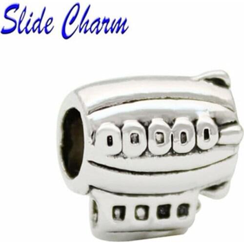 Fashion jewelry DIY charm, hydrogen balloon aircraft European and American style charm beads Fit Pandora Bracelet Necklace