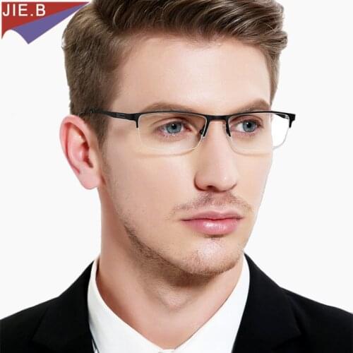 Fashion business ultralight mens titanium alloy prescription glasses ladies new myopia presbyopia optical glasses frame