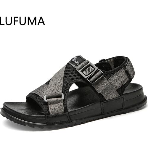 Men Sandals Gladiators Casual Roman Shoes Outside Breathable Mens Sandals Summer Comfortable Light Sandalias Hombre Plus Size 48