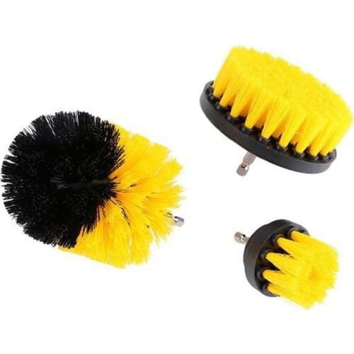 Drill Brush Set Screwdriver Brush For Bathroom Floor Kitchen Supplies Toilet Cleaner Brush Tile Bathtub Household Cleaning Tools