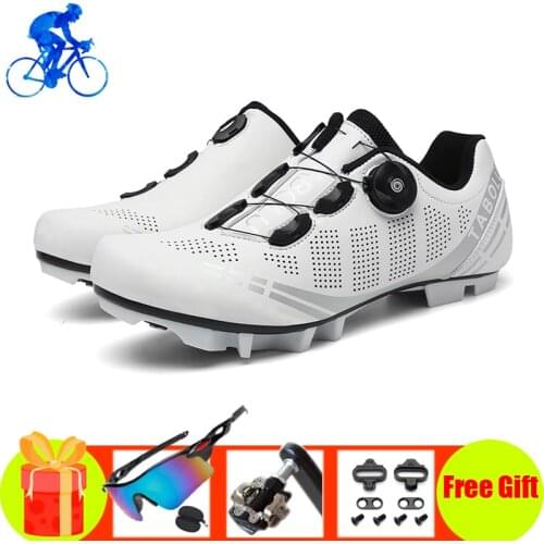 Professional Mountain Bike Shoes Add SPD Pedals Bicycle Riding Sneakers Self-locking Breathable Outdoor Sport Male Racing