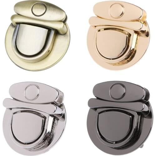 THINKTHENDO Buckle Twist Lock Hardware For Bag Shoulder Handbag DIY Craft Turn Locks Clasp