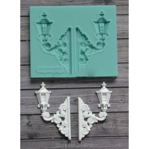 Silicone Mold Wall Lamps Decorating Crafts Cake Fondant Silicon Moulds Silicone Rubber for Cake Decorations PRZY Eco-friendly
