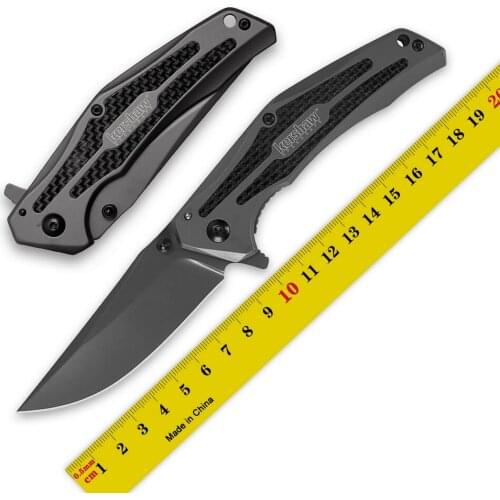 Kershaw 8300 DUOJET flipper folding knife 8Cr13Mov blade steel handle camping knife hunting fruit knife EDC tool
