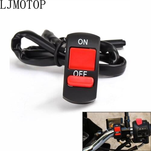 Universal Motorcycle Switches Handlebar Flameout Switch ON OFF Button For Ducati HYPERMOTARD 796 MONSTER S2R 800 821 797 MONSTER