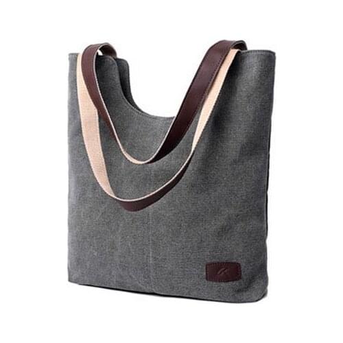 New simple easy matching design canvas women messenger bag fashion girls handbag bag portable shoulder bag