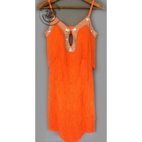 New style latin dance costume sexy stones tassel latin dance dress for women latin dance competition dresses A86 S-4XL