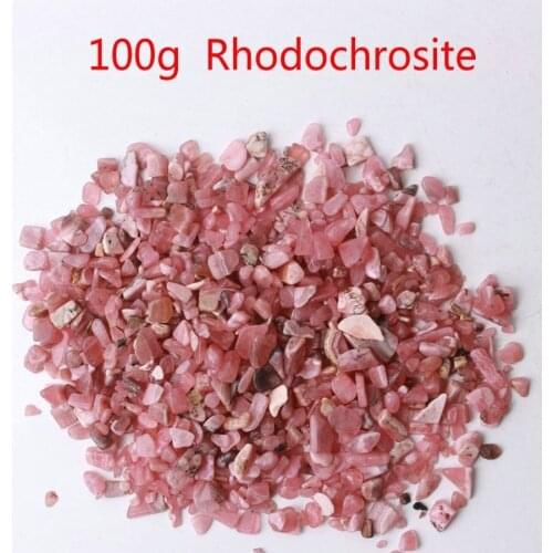 100g Natural Beautiful Tumbled Rhodochrosite Crystal stone specimen Gravel Wholesale lucky Healing