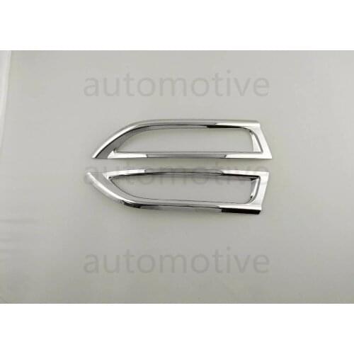 2PCS Rear Fog Light Lamp Frame Cover Trim For Honda Avancier 2017 2018 2019