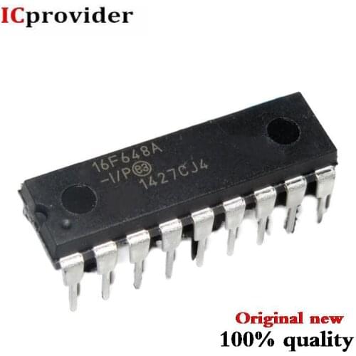 5pcs/lot PIC16F648A I/P PIC16F648A PIC16F648A-I/P 8BIT 7KB FLASH DIP18