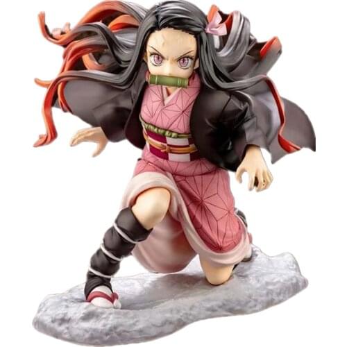 New Type Anime Demon Slayer Kamado Nezuko Action Figure Kimetsu No Yaiba 15cm Figures with Box PVC Figurine Toys