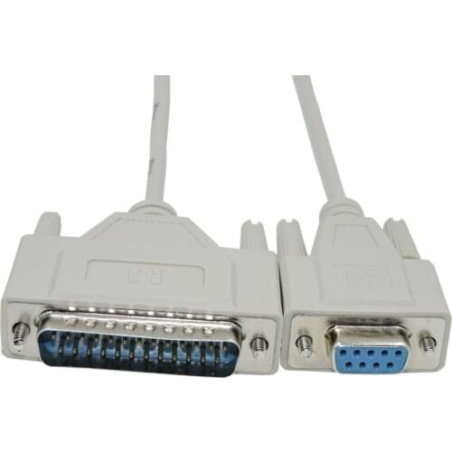 DB9 to DB25 cable RS232 female DB25 25PIN to 9pin female to male 1.5M 3m Computer connctor Printer Cable Wholesale AQJG