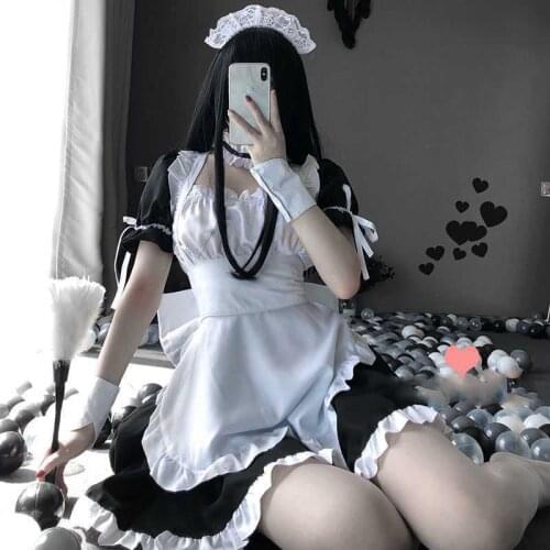 Cosplay Animine Halloween Exotic Costumes Maid Outfit Dress Female Japanese Cute Girl Kawaii Lolita Skirt Woman Uniform Suit