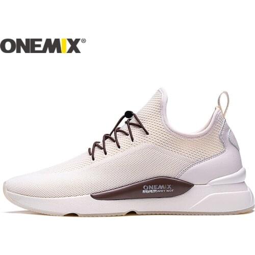Onemix Road running shoes men Breathable Athletic Shoes men jogging sneakers men Lightweight Sport shoes men Trekking Shoes men