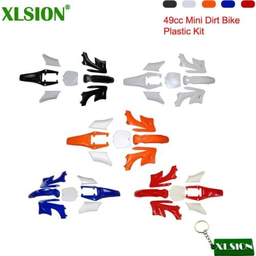 XLSION Plastic Set For Chinese 2 Stroke 47cc 49cc Apollo Orion Mini Dirt Bikes