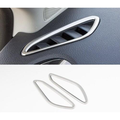 Silver for MG MG6 2018 Air vents decoration frame
