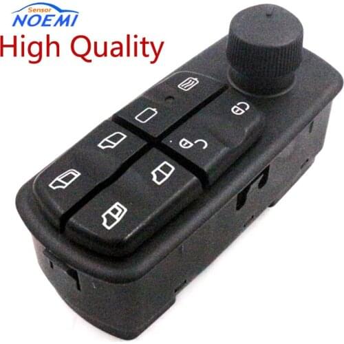 YAOPEI Black Color Window Mirror Master Switch For Mercedes-Benz Truck car accessories 0045455913