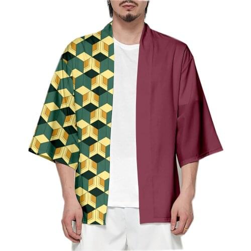 Anime Demon Slayer Kimetsu No Yaiba Kamade Zezeko Kamado Tanjirou Kochou Shinobu Cosplay Costume Men Women Party Kimono Jackets