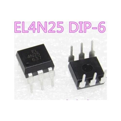 10pcs EL4N25 4N25 DIP6 Optocoupler NEW