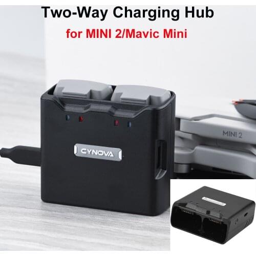 100% CYNOVA Two-Way Charging Hub for DJI Mavic Mini Charging Hub Battery Charging Hub Phone Charging Drone Accessories