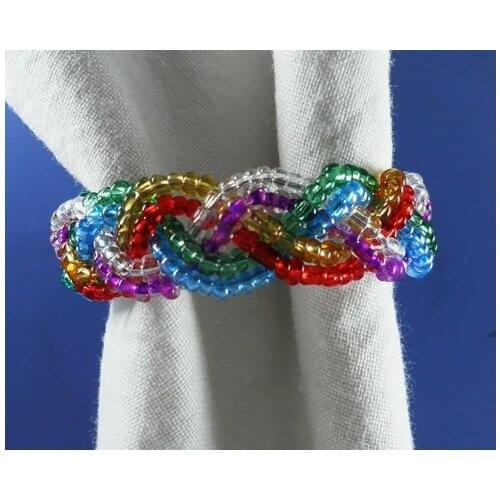 Aliexpress acrylic napking ring with polybag