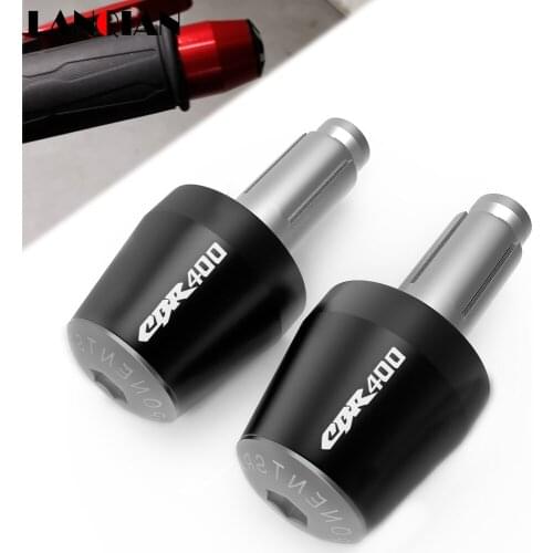 CNC Billet Aluminum Motorbike HBAR END CAP Handle Bar Cap End Plugs For Honda CBR400 1986 1987 1988 1989 1990 1991 1992 1993 94