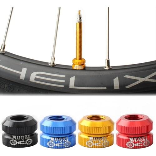 MTB Road Bike Tubeless Tire Presta Valve Nut Bicycle Inner Tube Valve Caps Vacuum Tire Nozzle Lock Nut Replacement Accessories