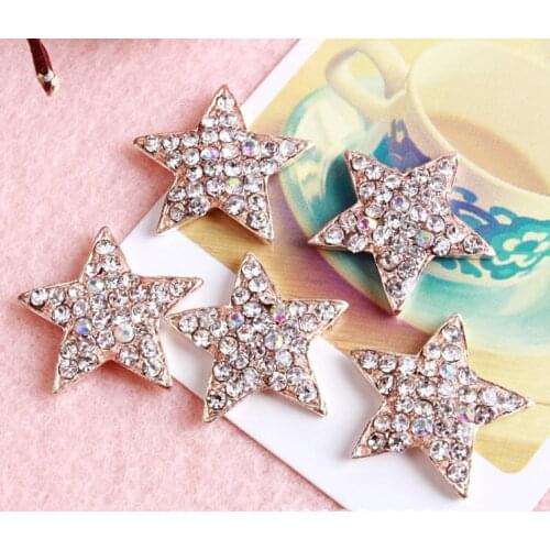 Free Shipping Wholesale 40pcs/lot 20x20mm Rhinestone Flatback Button For Hair Flower Wedding Invitation BXF127