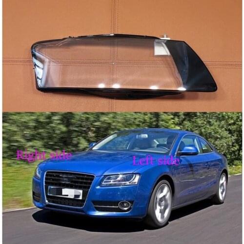 Car Headlight Lens for Audi A5 2008 2009 2010 Headlamp Cover Car Replacement Front Auto Shell Cover