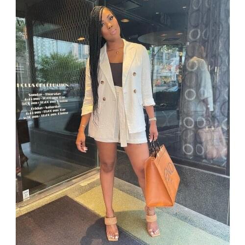 VAZN 2021 Elegant Business Office Lady Wind Full Sleeve Summer Clothing Suits 2 Piece Set Women Top And Pant