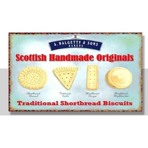 Cream Cakes & Pastries, Vintage Kitchen Cafe Restaurant, Small Metal Tin Sign