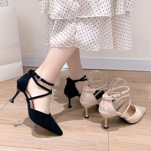 Summer Women Shoes Pointed Toe Pumps Dress Shoes High Heels Boat Shoes Fairy Style Wedding Shoes tenis feminino W32-05