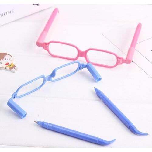 Cute creative student pen fashion small eye ballpoint pen cartoon gift pen learning stationery supplies wholesale