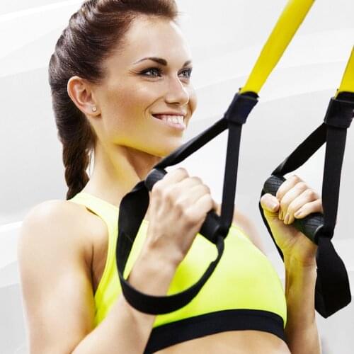 Multifunctional suspension training belt suspension belt fitness tension belt tension suspension telescopic belt yoga belt