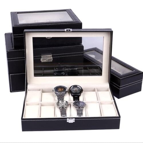 Fashionable luxury watch storage box, 12 watch positions, 10 watch positions, top quality