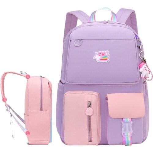 New Kids High Capacity School Bags For Teenage Boys Girls Primary Grade 1-6 Bookbags Children Waterproof School Backpacks Bolsas