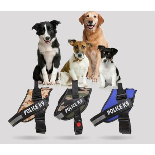 Pet Chest Strap K9 Labeling Vest Type Reflective Chest Back Dog Sports Chest Back Pet Supplies Dog Supplies