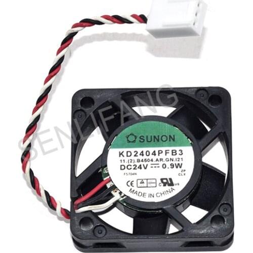 NEW for Sunon KD2404PFB3 B4504.AR.GN.I21 DC 24V 0.9W 40x40x10mm Server Square Fan 3-Wire