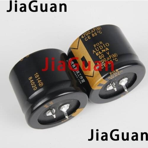 2PCS NEW ELNA FOR AUDIO 50V4700UF 35X30 LAO series Supercapacitor 50V 4700UF Hifi For Filter Amplifier 4700UF50V 4700uF 50V