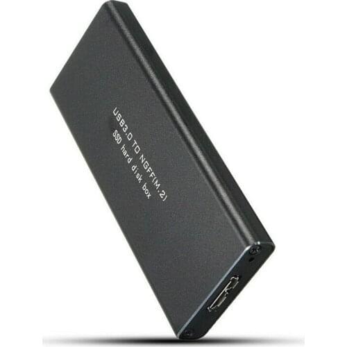 WHOLESALE 100 PC M.2 NGFF SSD SATA TO USB 3.0 External Enclosure Case Adapter Aluminium