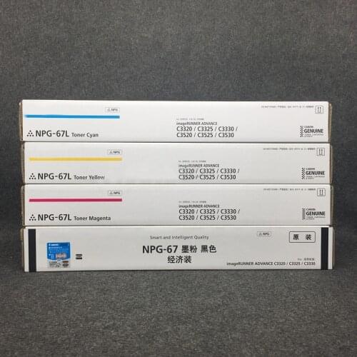 CMYK Original Toner Cartridge for Canon iR C3320 C3325 C3330 C3320L C3520 C3525 C3530