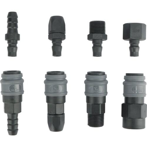 Plastic Steel C type Pneumatic Fittings PU Tube Quick Connector Self-locking Quick Coupling Accessories Gas Air Pipe Connector