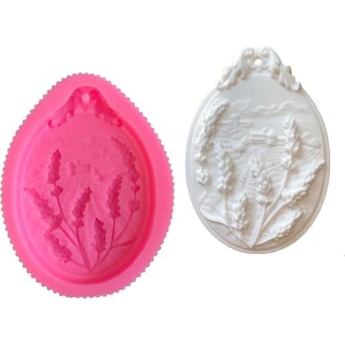 Lavender Silicone molds soap mold Lavender silicone soap molds silica gel die flower Aroma stone moulds flowers candle mould