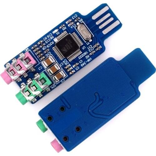 CM108 USB Drive Free USB Sound Card Laptop Computer External Sound Card Module