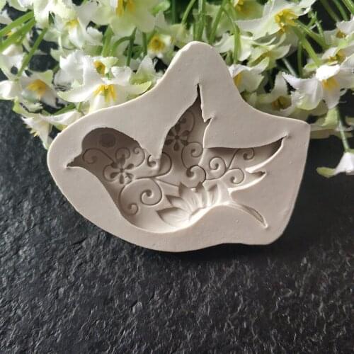 1PCS Cute Pigeon Silicone Chocolate Mold Cake Decoration Tool DIY Baking Tools
