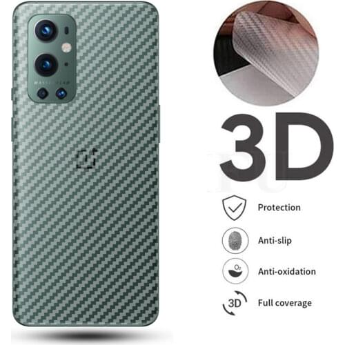 10 Pieces Clear Carbon Fiber Sticker Back Protective Film for Oneplus 9 8/7T/7 Pro One Plus 8T 9 Pro Back Screen Protector Film
