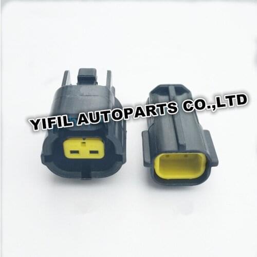100sets/lot 2 Pin/Way Intake Air Temp (IAT) Sensor Sealed Sensor Connector Plug For Tyco TE AMP Mazda RX7 FD 174352-2 174354-2
