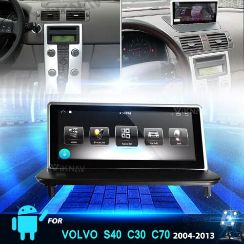 2 din Android Radio Car Multimedia Player for Volvo S40 C30 C70 2004-2013 Car GPS Navigation Headunit Stereo receiver DVD