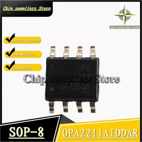 2PCS-5PCS) OPA2211AIDDAR SOP-8 OPA2211 SOP8 2211 Precision amplifier New and original